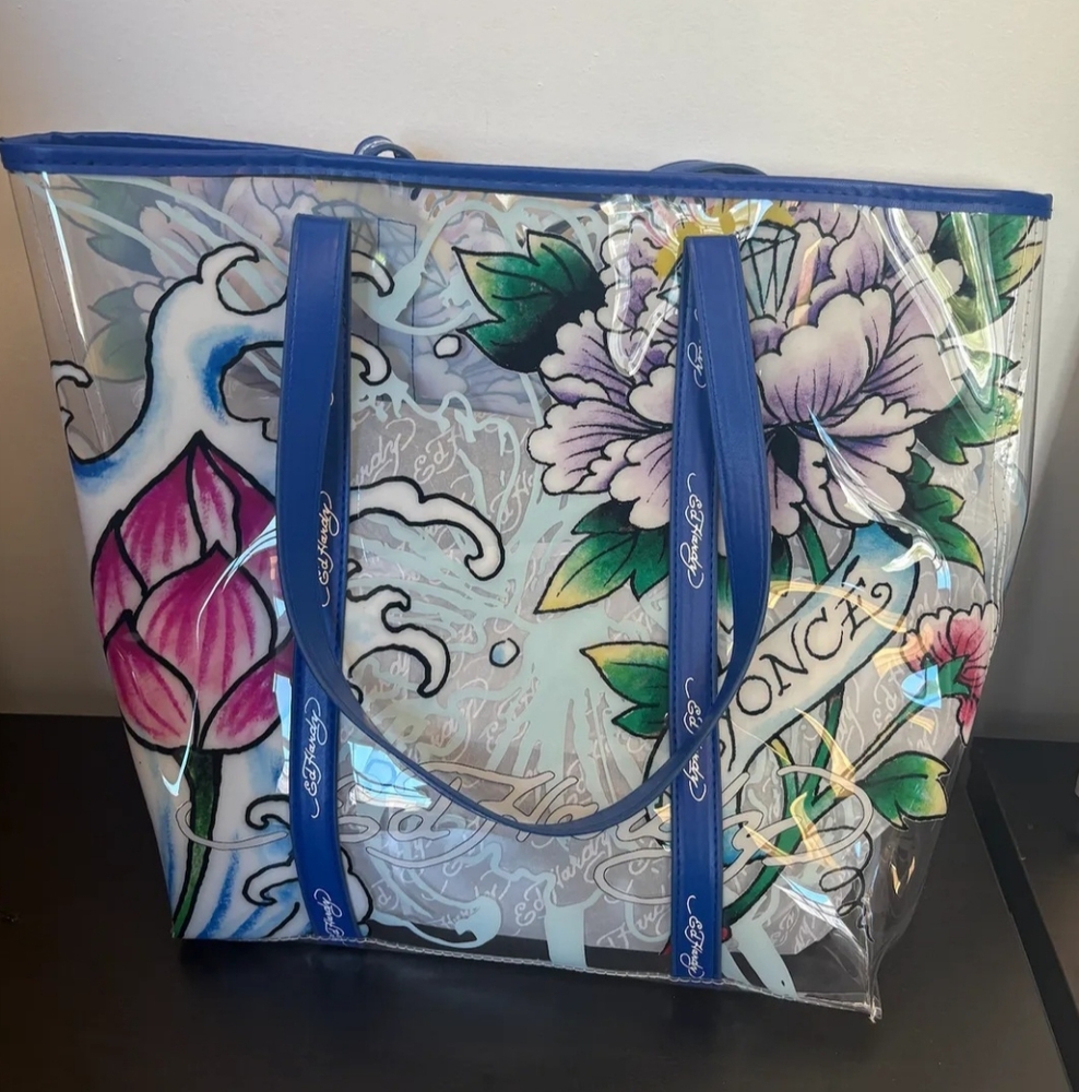 Ed Hardy Floral Tote
